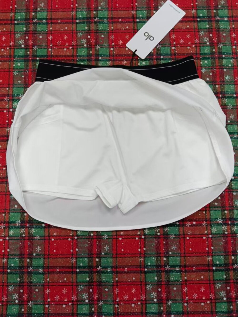 ALO Yoga Match Point High-Waisted Tennis Skirt White|New With Tags🤍 - Picture 3 of 9